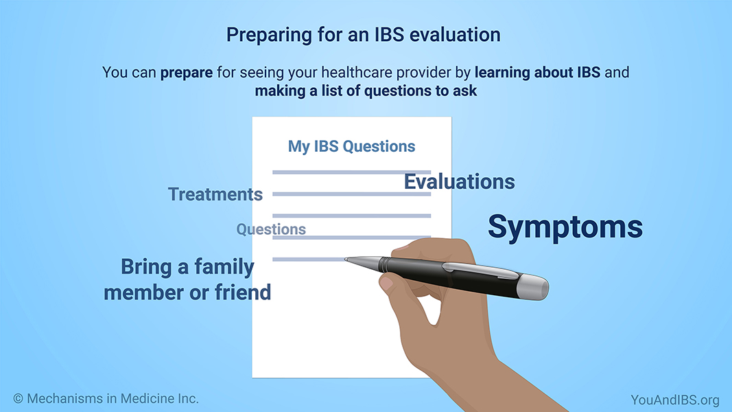 Preparing for an IBS evaluation