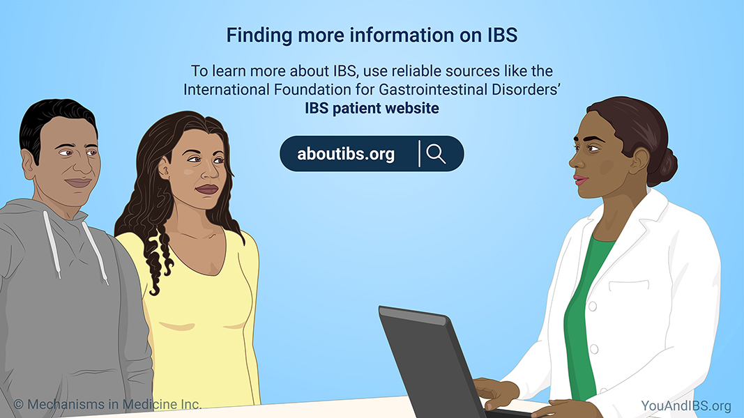 Finding more information on IBS