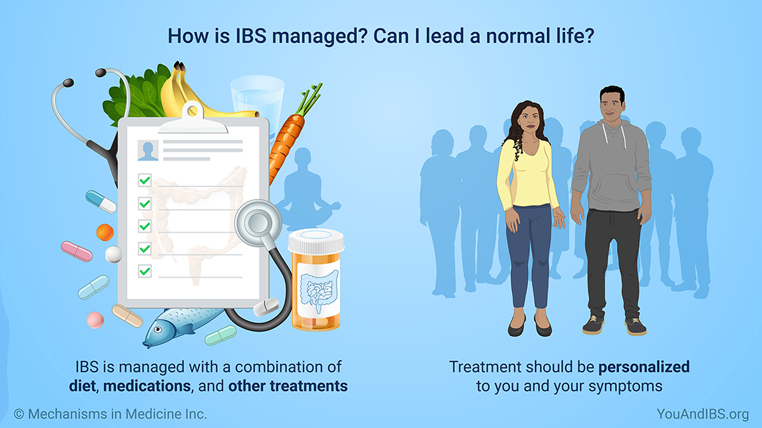 How is IBS managed? Can I lead a normal life?